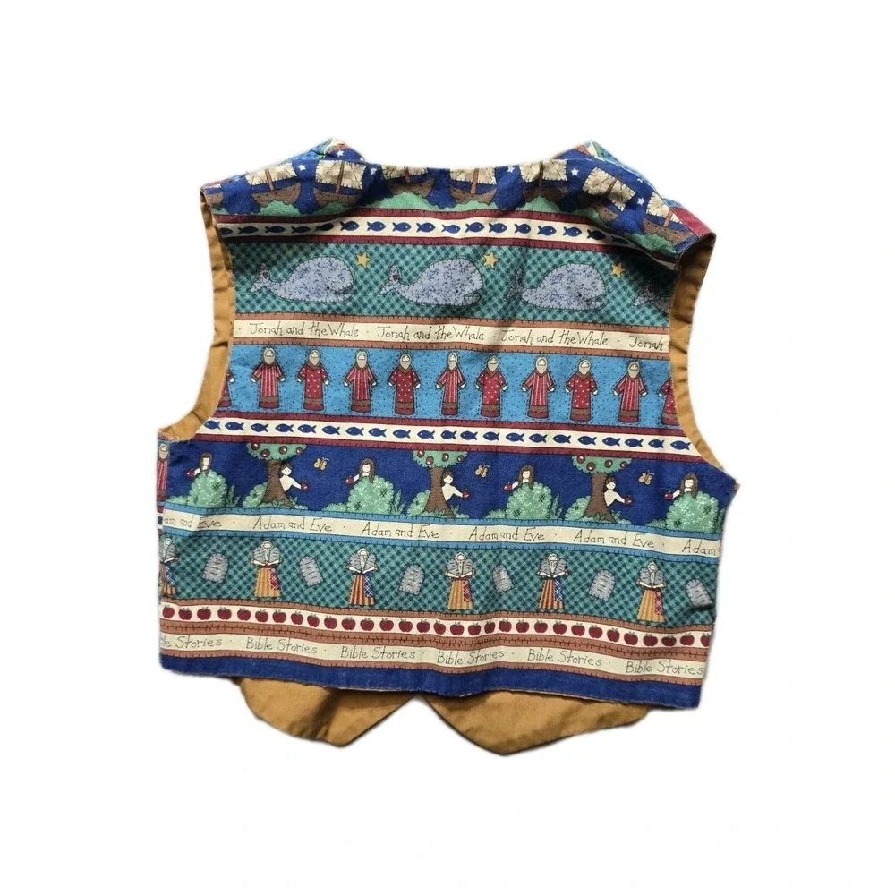 Vintage Kids Vest Handmade‎ Bible Stories 5